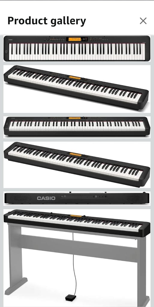 Casio CDP-S350BKC5 full 88 keys weighted hammer action Digital Piano