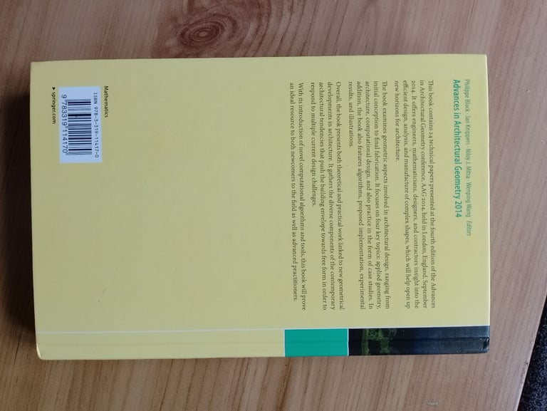 Advances in Architectural Geometry 2014, Hardcover by Block, Philippe (EDT);