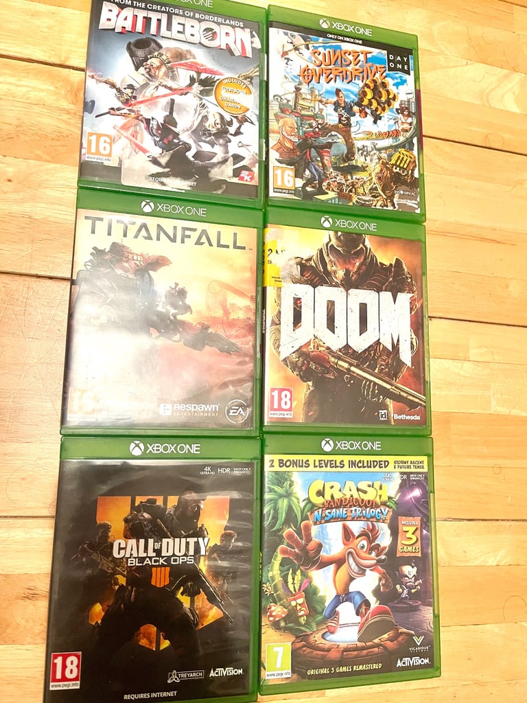  Xbox one games 6 games for £5. 
