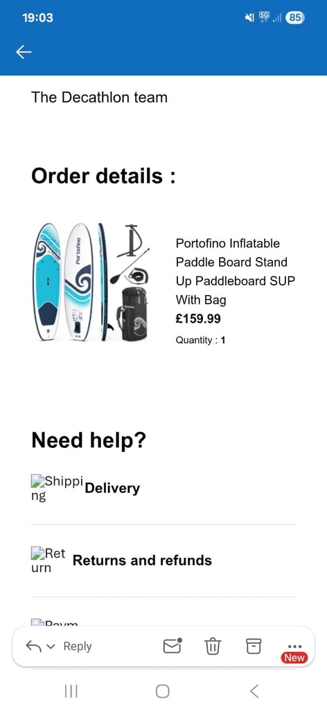 image for Portofino sup brand new 