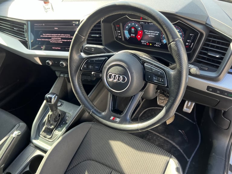 2022 AUDI A1 S LINE WHITE 1.0 PETROL AUTOMATIC 5dr DAMAGED SALVAGE 