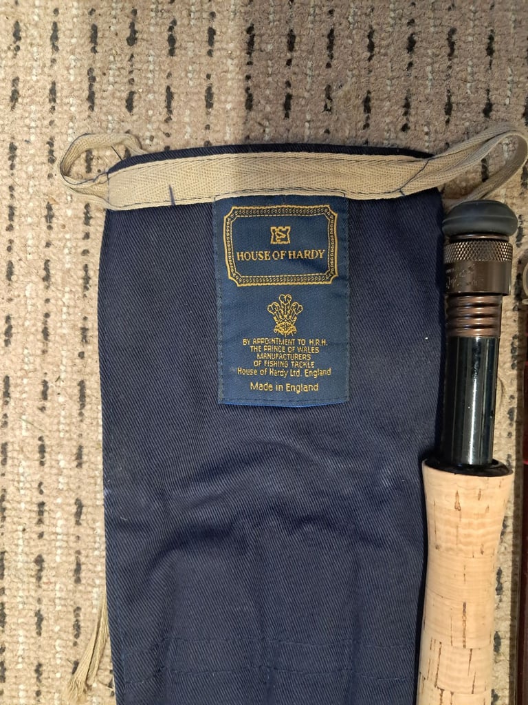 A Hardy 11ft DeLux Fly fishing rod