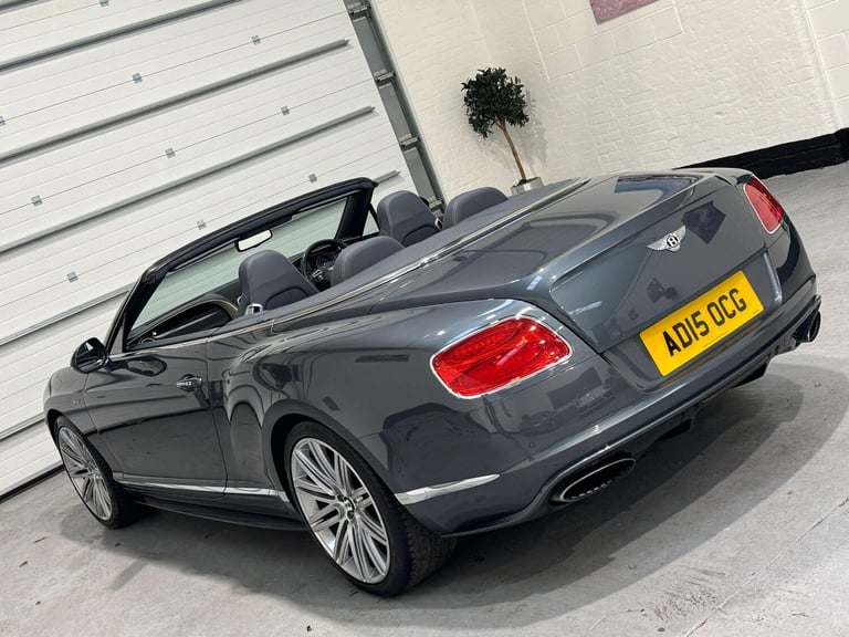 2015 Bentley Continental 6.0 W12 Speed 2dr Auto CONVERTIBLE PETROL Automatic