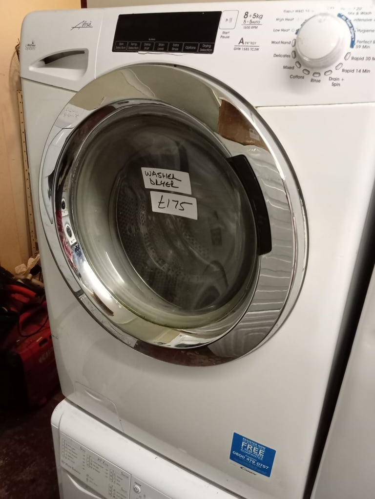 image for Alise 8kg washing machine 1400 rmp energy rating a+AA £175