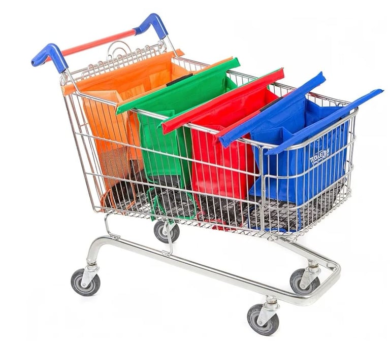 image for Set Of 5 Shopping Trolley Bags *New Never Been Used*