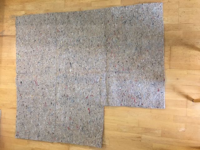 Free to a good home - Vehicle carpet underfelt