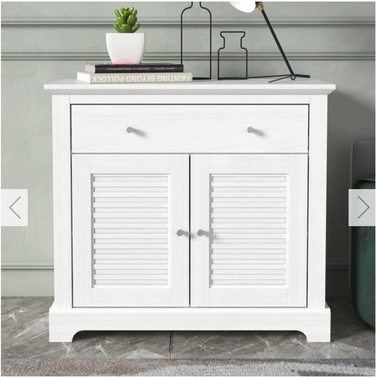 image for Compact Sideboard - pearl White oak by GFW