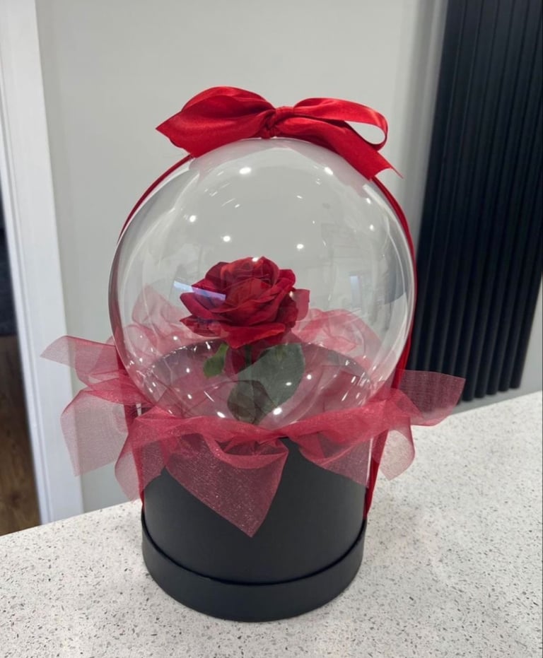 Rose Box Balloon gift set