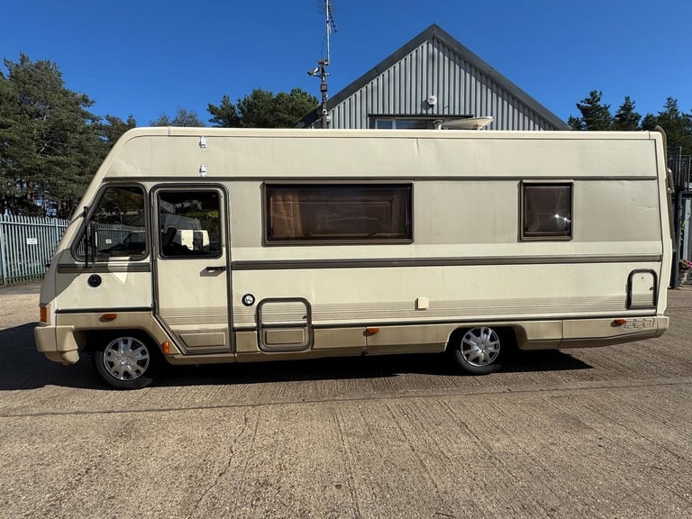 1989 Fiat Ducato Turbo Diesel FFB Dethleffs Classic 660 LHD Motorhome Campervan