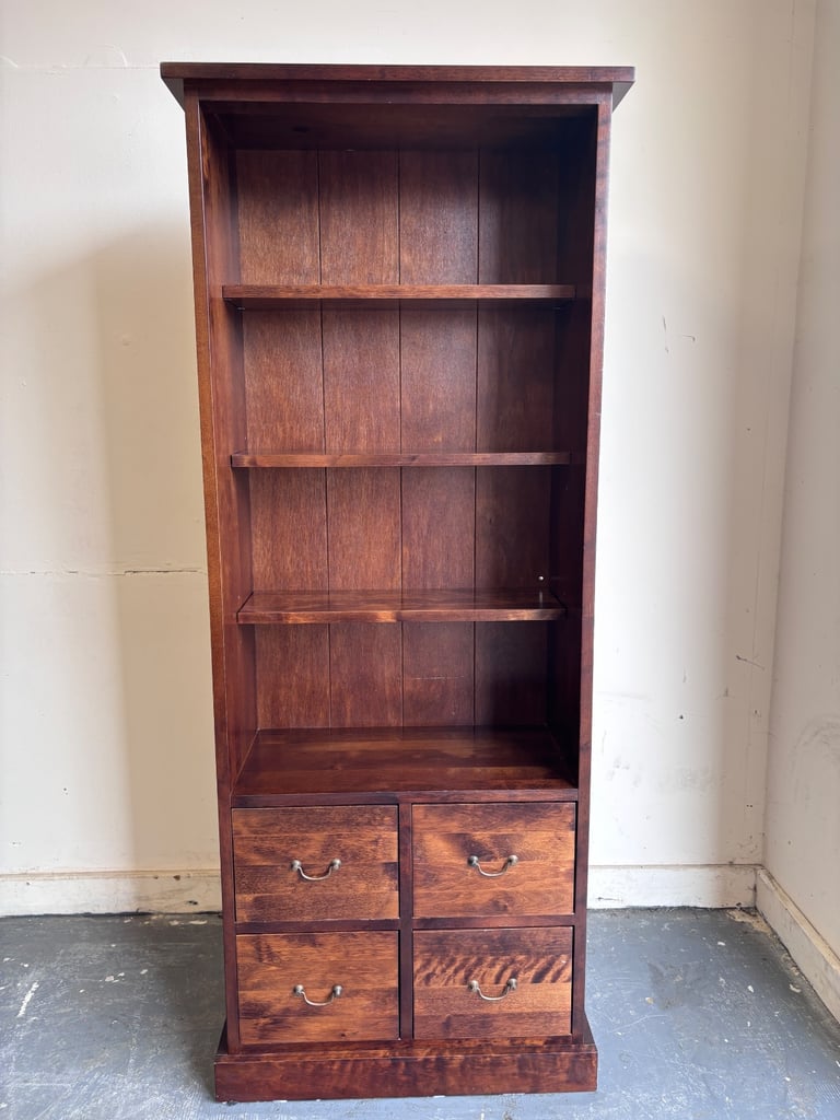 Next chestnut solid wood bookcase ! Excellent condition!
