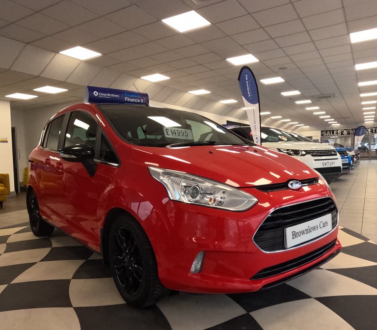 2017 Ford B-MAX 1.0 EcoBoost Zetec Red Edition 5dr MANUAL PETROL 101000 MILES MPV Petrol Manual