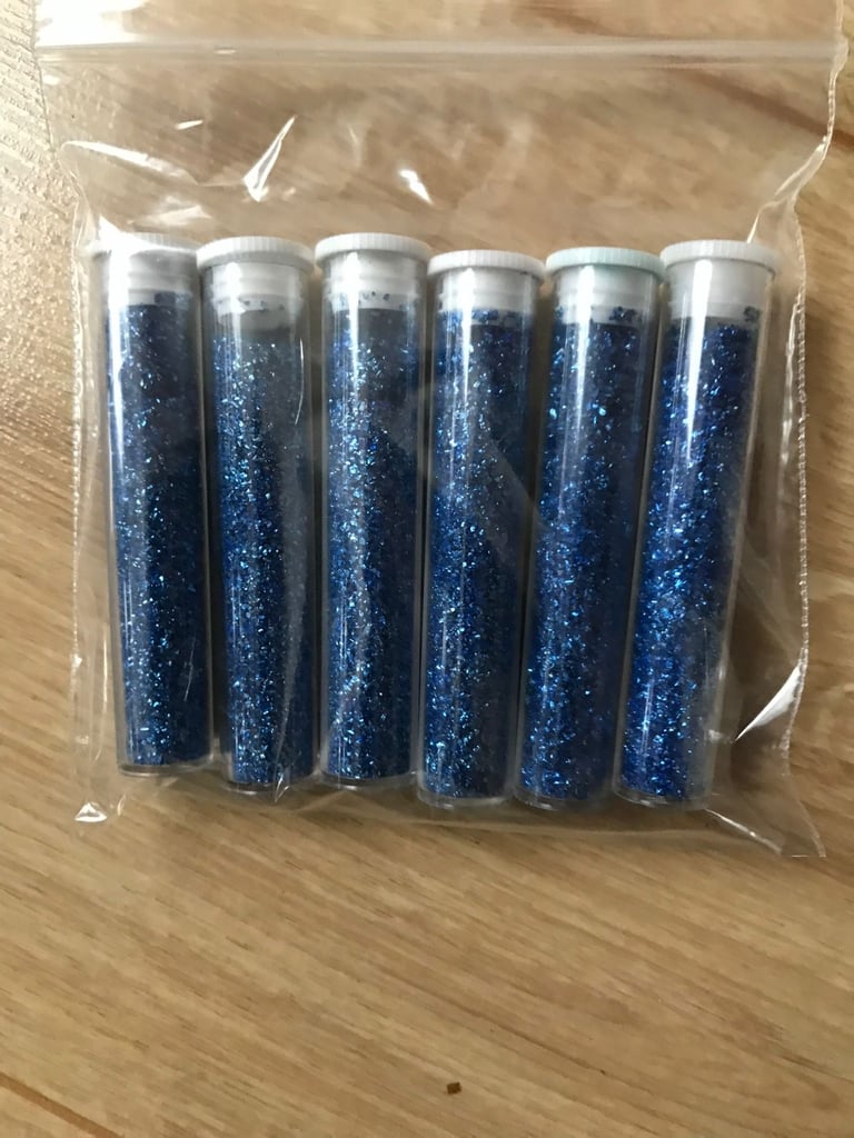 Glitter - packs of 6 @ £2 per pack. 