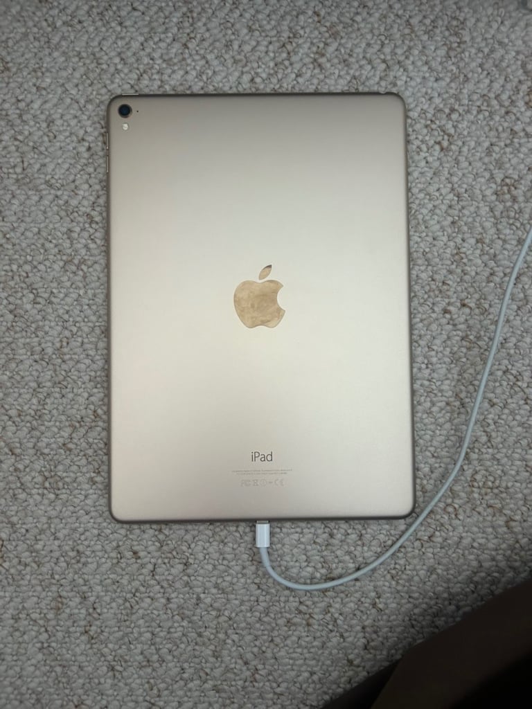 image for Gold IPad Pro 2016 and charger 