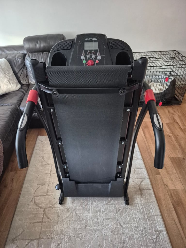 Folding electric treadmill 