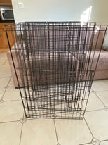 Pet puppy rabbit pen indoor & outdoor cage, large 8 panel, 91cm height