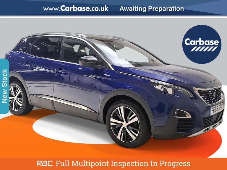 image for 2018 Peugeot 3008 1.2 PureTech GT Line SUV 5dr Petrol Manual Euro 6 (s/s) (130 ps) SUV PETROL Manual