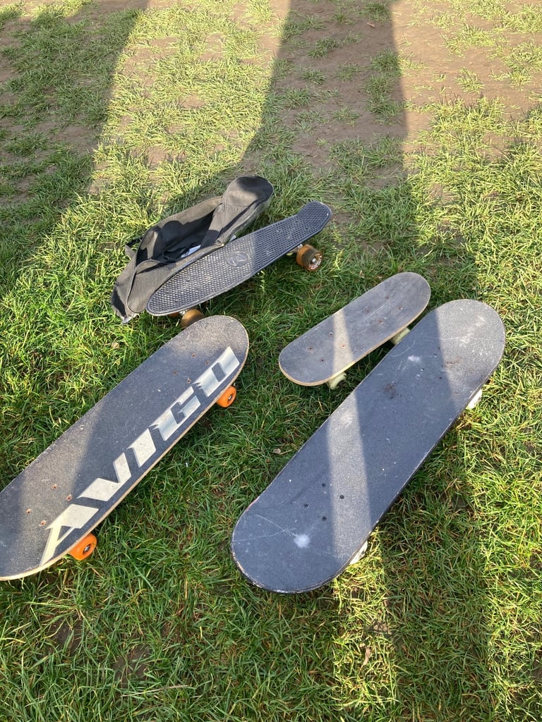 Four retro skateboards £30 the lot