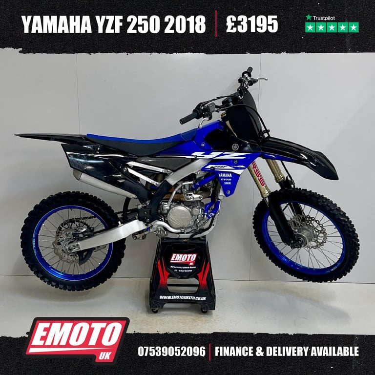 YAMAHA YZF 250 2018 Motocross Bike 250cc @EmotoUK - Finance Available