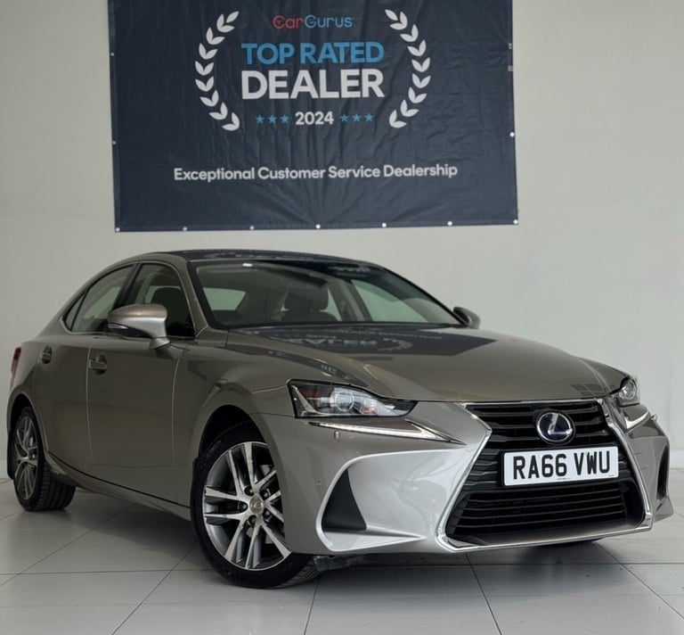 image for 2017 Lexus IS 2.5 300h Advance Saloon 4dr Petrol Hybrid E-CVT Euro 6 (s/s) (223 ps) Saloon PETROL...