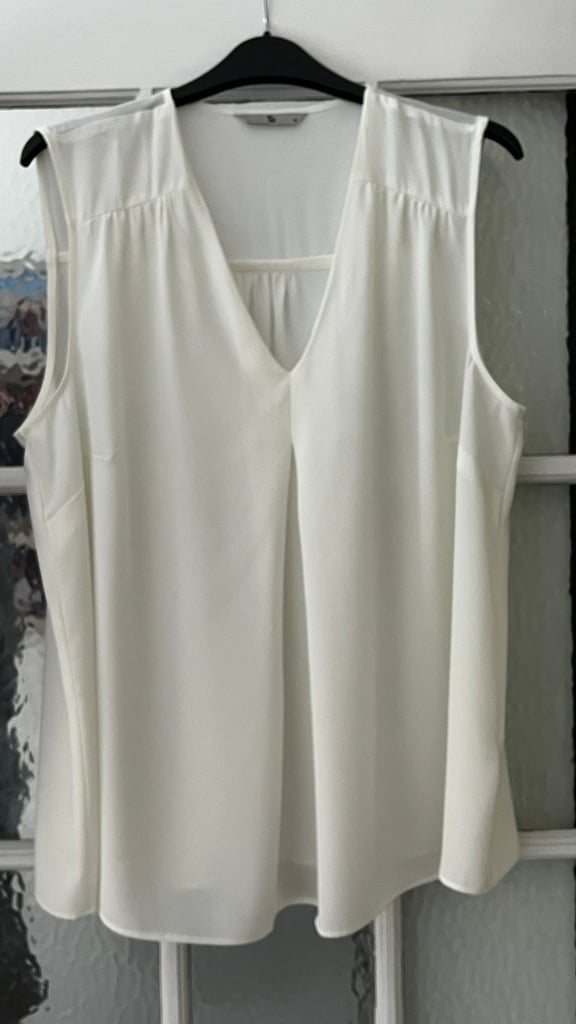 image for Cream sleeveless top