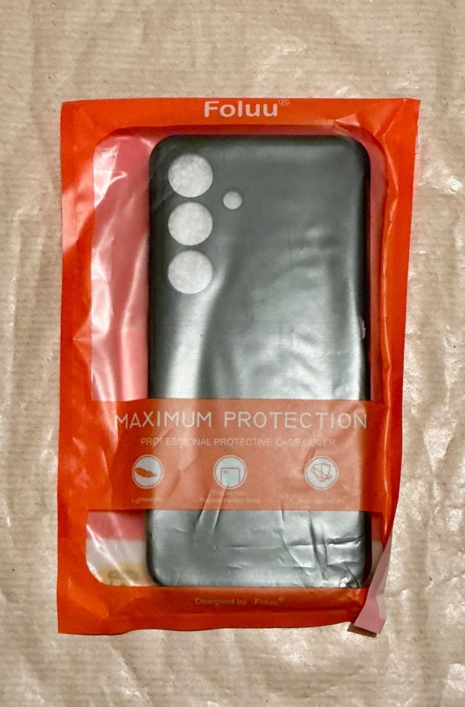 image for Foluu Samsung Galaxy S24 5G 2024 Black Mobile Phone Case