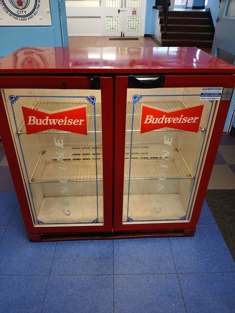 Budweiser bottle fridge