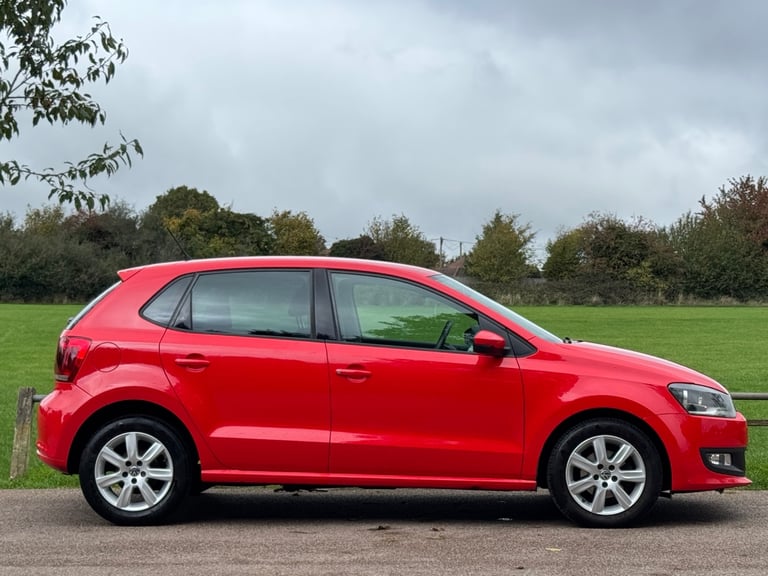 VOLKSWAGEN POLO 1.2 MATCH 60 MANUAL 5DR HATCHBACK 2014 [14] RED