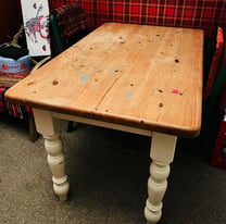 Solid Farmhouse Pine Table 