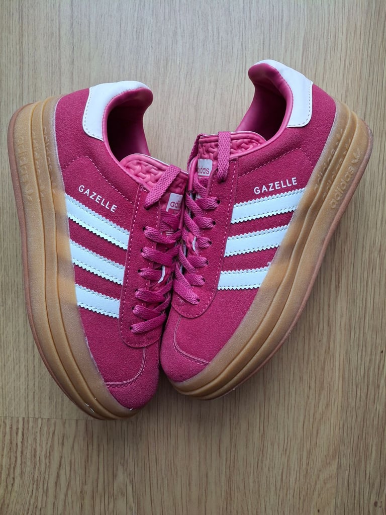 image for Adidas gazelle playform wild pink UK6