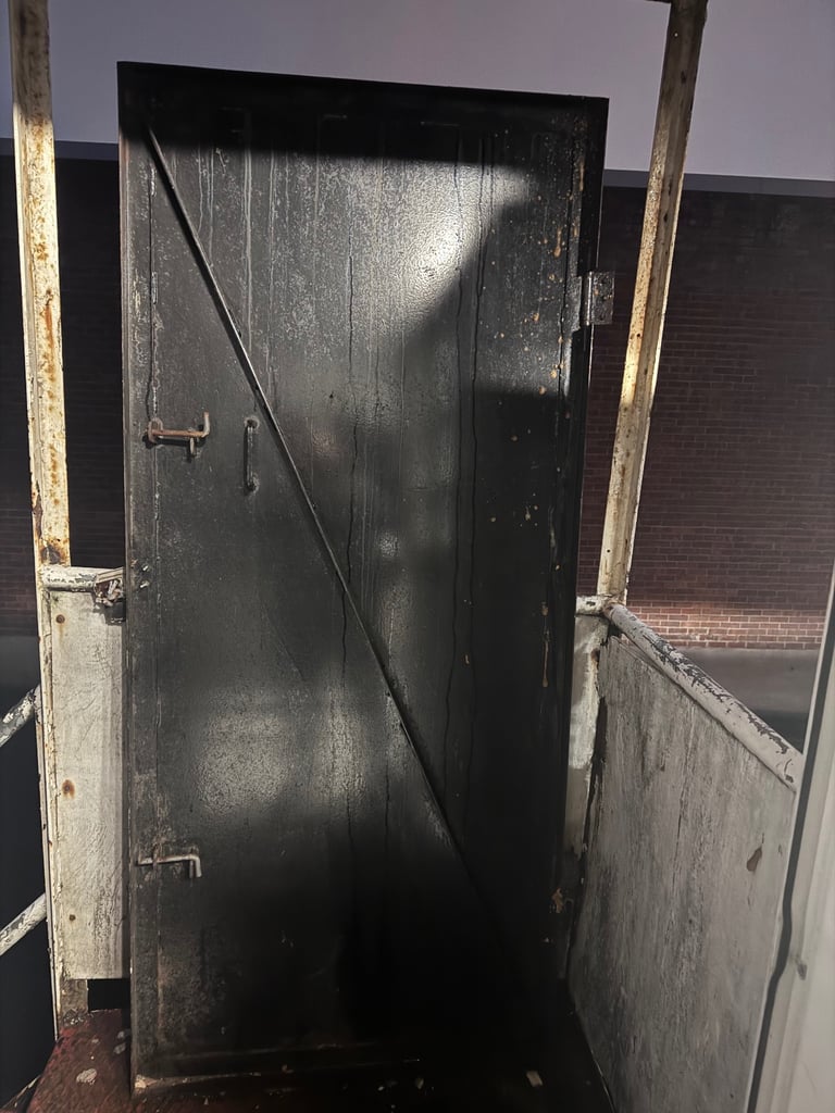 image for Heavy-Duty Metal Security Door – Solid Steel, Industrial Grade