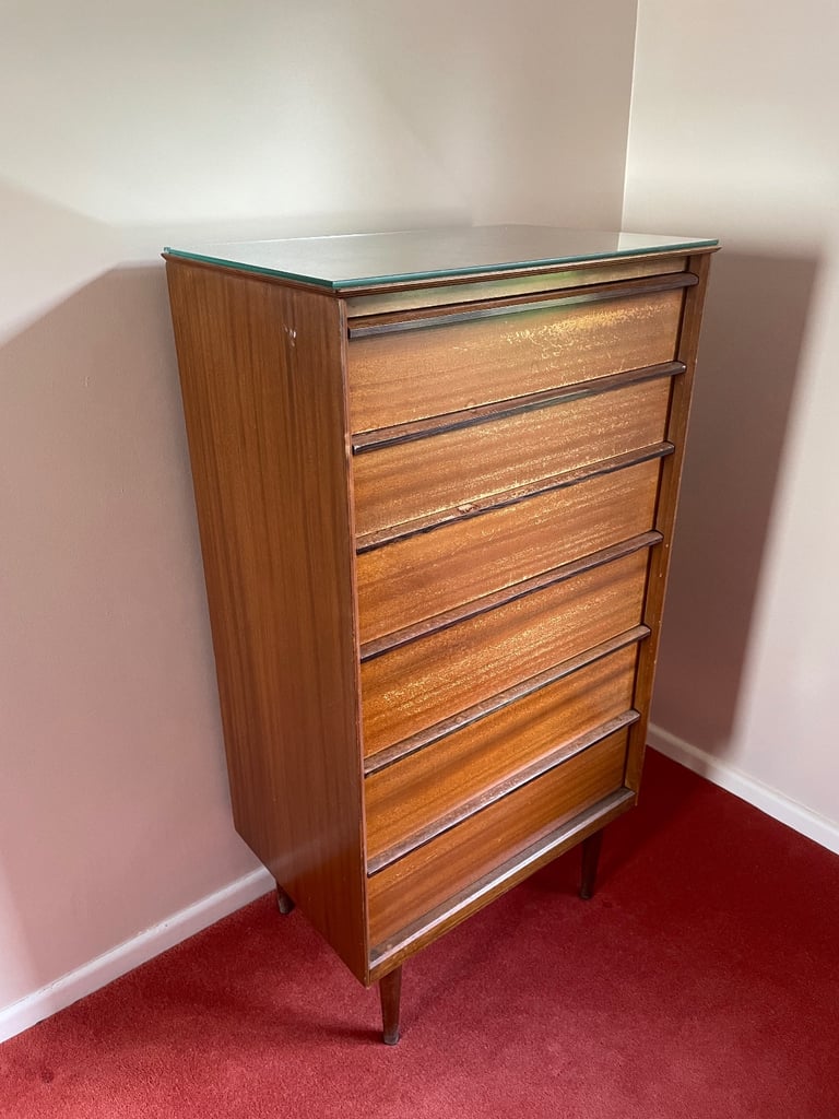 VINTAGE TALLBOY / CHEST OF DRAWERS BY AUSTINSUITE