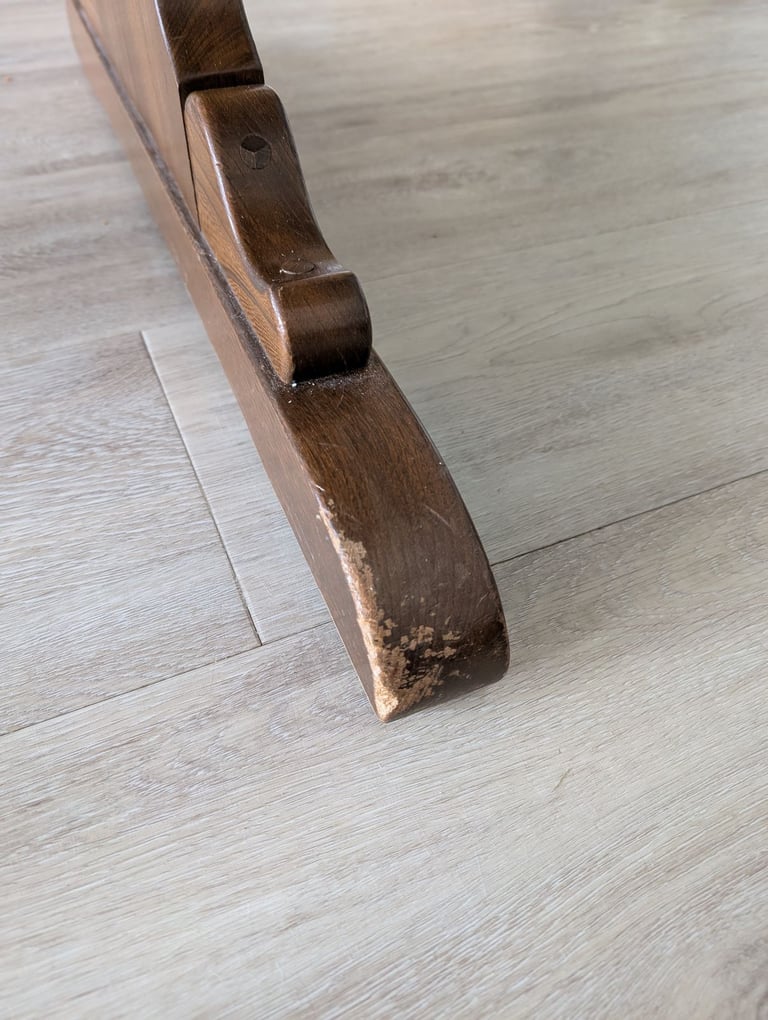 Ercol Refectory solid wood dining table