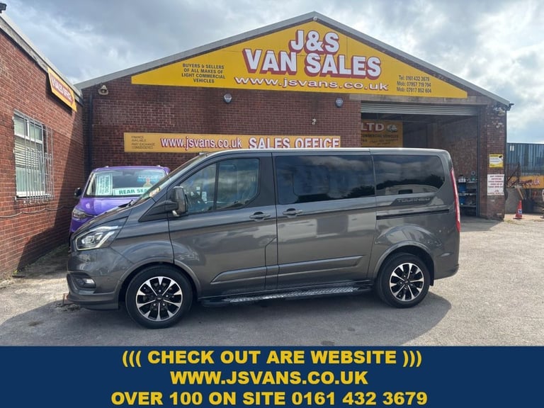 image for 2020 20 FORD TOURNEO CUSTOM READ ALL INFO  SPORT MINIBUS DOUBLE CAB 5DR DIESEL A