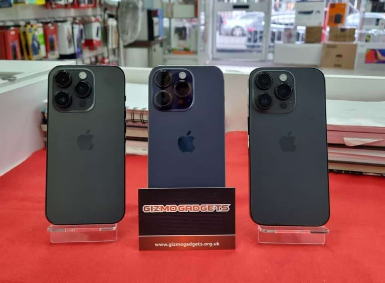 APPLE iPHONE 14 PRO 128GB-BLACK-UNLOCKED-(EXCELLENT CONDITION)+WARRANTY(PRICE START FROM £369)