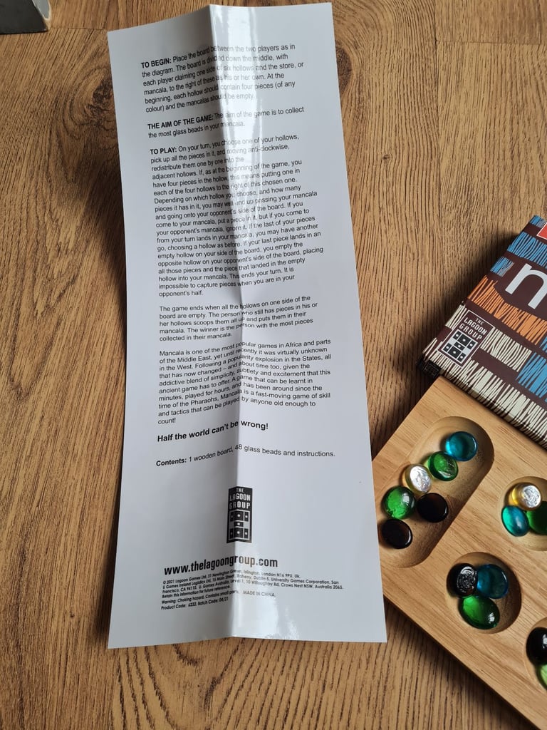 The lagon group mancala board game 