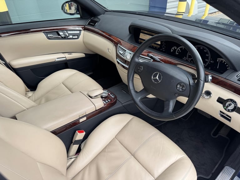 MERCEDES-BENZ S500 5.5 V8 PETROL AUTO 5DR SALOON 2007 [57] BLUE
