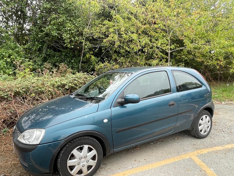 VAUXHALL CORSA 1.0 COMFORT 02 REG BLUE 3 DOOR MOT APRIL 6TH 2026 LOW INSURANCE 50+MPG