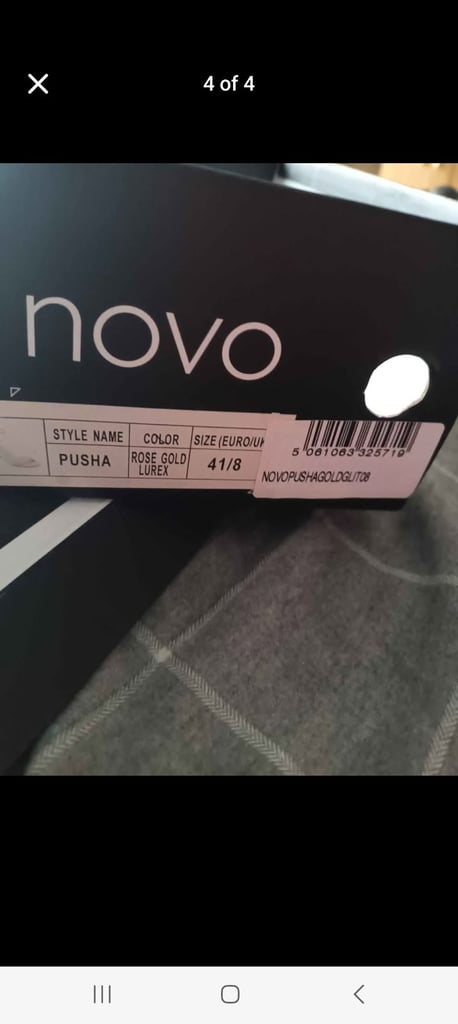 image for Next novo gold heela size 8