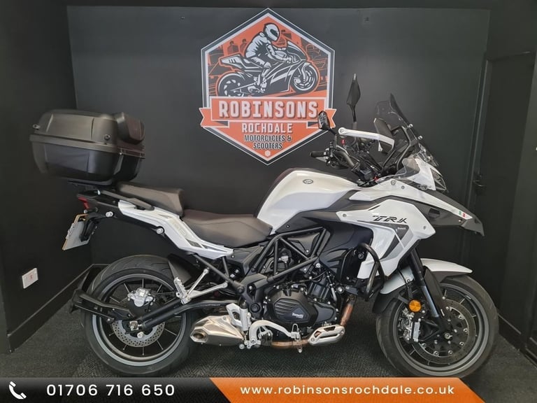 image for 2022 Benelli TRK 502 in white with just 3607miles.