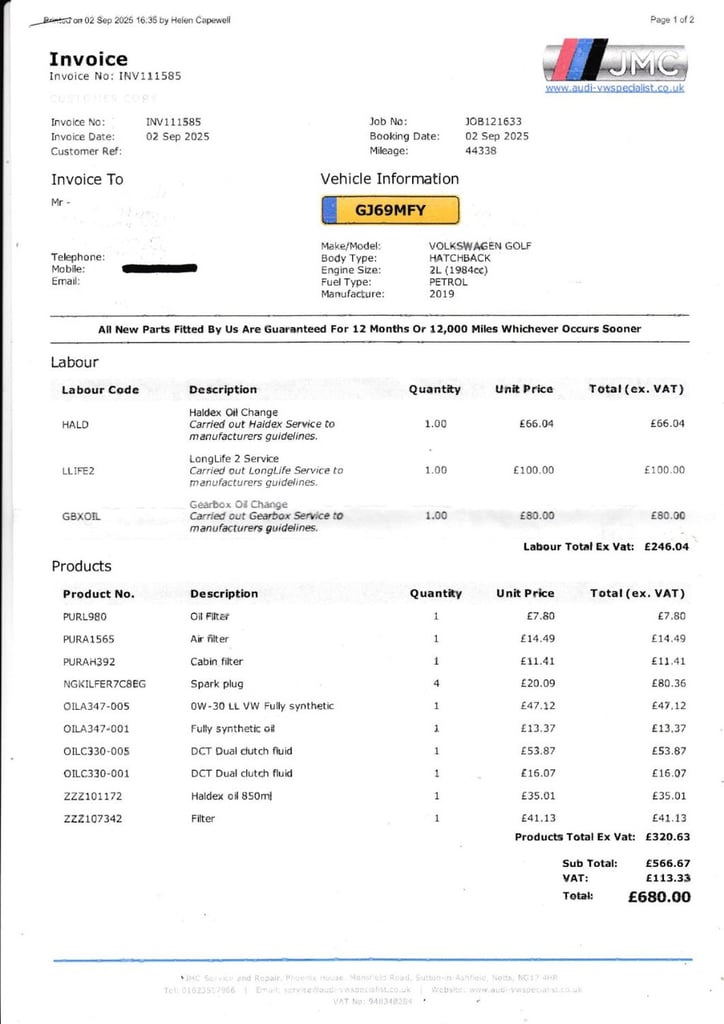 2019 69 VOLKSWAGEN GOLF 2.0 TSI R 5DR DSG 4MOTION