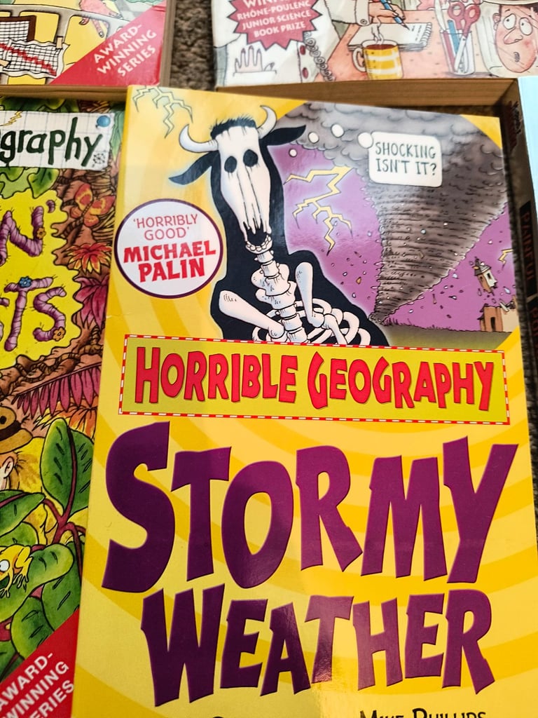 Horrible science, Horrible Geography and Histories , The Knowledge and Murderous Maths