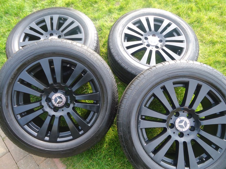 4x17 Genuine Mercedes Alloy Wheels and Tyres+TMPS Will FIT VITOVIANO PCD 5 x 112