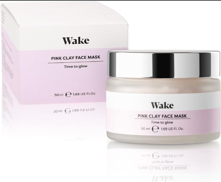 image for Wake Skincare Pink Clay Mask - Face Mask Skincare