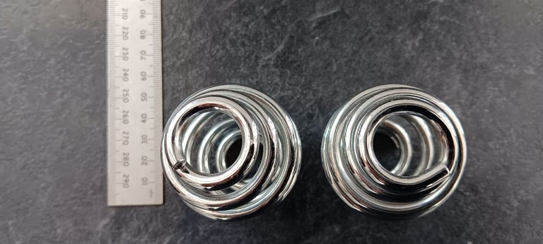 Motorbike Bobber Seat Springs Chrome.