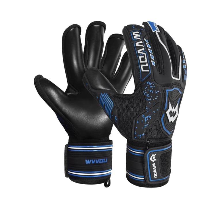 NEW Goalkeeper Goalie Gloves Youth / Adult with 4 Finger Saves Gloves Size 8 New and Bagged.