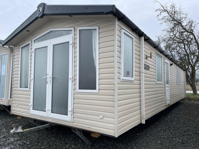 Static Holiday Caravan For Sale Off Site Swift Bordeaux 38 x 12, 3 Bedroom 