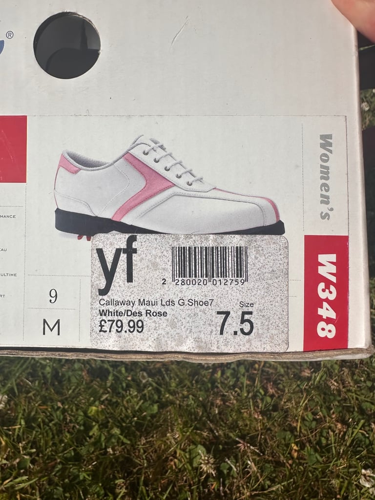 Callaway ladies golf shoes size 7.5