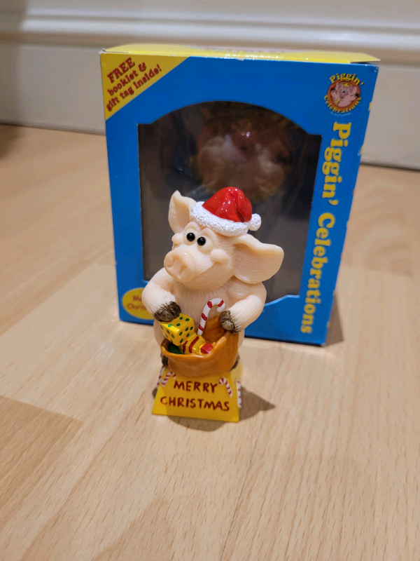 x3 Piggin Collection - Collectable Ornaments