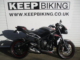 2020 TRIUMPH 765cc STREET TRIPLE RS ABS 8709 MILES. FULL SERVICE HISTORY.