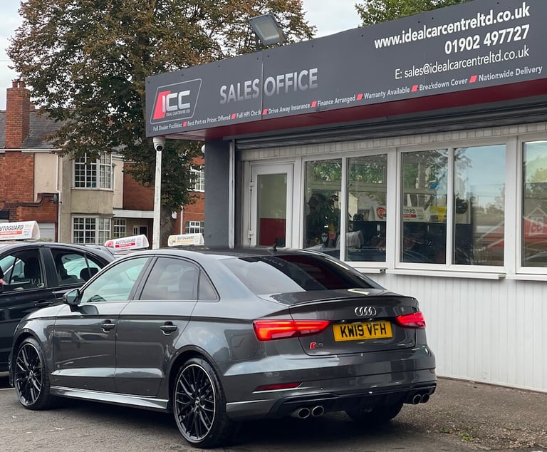 2019 Audi S3 2.0 TFSI Black Edition Saloon 4dr Petrol S Tronic quattro Euro 6 (s/s) (300 Saloon P...
